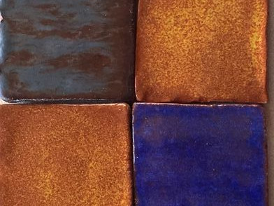 ხელნაკეთი მოჭიქული აგური ფერადი