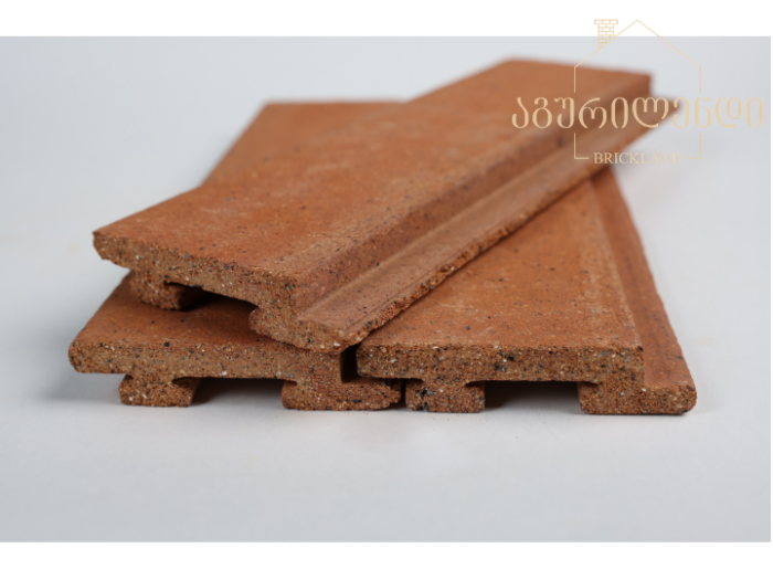 Bricks for ventilated facade